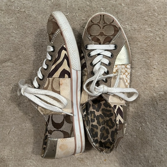 Coach Tonya Patchwork Sneakers - Picture 4 of 5